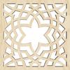 7 3/8"W x 7 3/8"H x 3/8"T Extra Small Paris Decorative Fretwork Wood Wall Panels, Birch view 2
