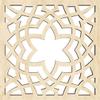 7 3/8"W x 7 3/8"H x 3/8"T Extra Small Paris Decorative Fretwork Wood Wall Panels, Birch view 4