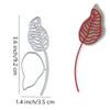 Shadow Leaf Plant Die Cuts DIY Sewing Metal Cutting Dies for Handmade Card Making Stencils Festivals Scrapbooking Album Paper Craft Template view 2