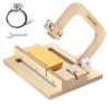Coloch Wood Soap Cutter, Adjustable Soap Cutting Tool Single Wire Soap Slicer Cutting Tool Handmade Soap Cutting Making Supplies for Making DIY Soap, Cutting Butter, Cheese view 1