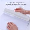 9 Hole Pch, White Manual BIG Ideas Pch, 8 Sheet Paper Capacity Planner Pch for B5 B6 A5 A6 Paper view 2