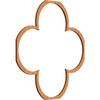 23 3/8"W x 23 3/8"H x 3/8"T Large Woodall Decorative Fretwork Wood Wall Panels, Cherry view 1