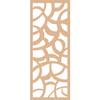 33 3/8"W x 84 3/8"H x 1/4"T Rochester Decorative Fretwork Wood Wall Panels, Hickory view 2