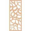 33 3/8"W x 84 3/8"H x 1/4"T Rochester Decorative Fretwork Wood Wall Panels, Hickory view 4