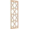 35 3/8" W x 89 3/8" H x 1/4" T Southgate Decorative Fretwork Wood Wall Panels, Hickory view 1
