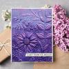 PaperCuts Creative Expressions Sunshine Serenade 5 in x 7 Floral, 3D Embossing Folder, 5 x 7 in, Clear view 2