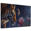 Diamond Painting Kits for Adults, 5D DIY Tiger Diamond Art Kits, Diamond Art Flowers Paint by Numbers Kit for Adult, Full Drill Crystal Gem Art Embroidery Kit for Home Wall Decor and Gifts 16x36in E-4 view 1