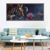 Diamond Painting Kits for Adults, 5D DIY Tiger Diamond Art Kits, Diamond Art Flowers Paint by Numbers Kit for Adult, Full Drill Crystal Gem Art Embroidery Kit for Home Wall Decor and Gifts 16x36in E-4 view 4