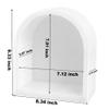 RESINWORLD 8'' Arch Mold, 3'' Deep Silicone Mold, Sturdy Large Molds for Bouquet Preservation, Shiny Resin Molds for Home Wedding Decor view 2