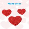 PATIKIL Foam Stickers, 60Pcs EVA Self Adhesive Glitters Foam Shape Sticker Craft Supplies for Scrapbook Card DIY Making Home Decor, Red Heart view 3