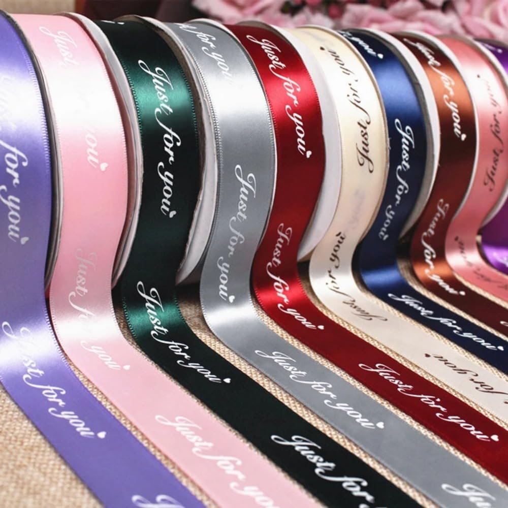 WOMB Personalized Ribbon,Custom Ribbons Personalized,Custom Ribbon,Personalized Ribbon with Name,Customized with Your Text for Favors & Gifts (16mm Ribbon)