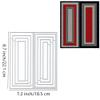 Rectangular Background Board Die Cuts DIY Sewing Metal Cutting Dies for Handmade Card Making Stencils Festivals Scrapbooking Album Paper Template view 2