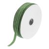 MECCANIXITY Velvet Ribbon 3/8 Inch x 50 Yard Single Face Spool Silky Velvet Fabric for Bouquets DIY Crafts Gift Wrapping Wedding Party Mint Green view 1