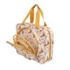 Portable Square Cross Stitch Starter Kits Bag Embroidery Project Bag Embroidery Tool Storage Tote Bag with Multifunctional Pockets, Bag Only (Bird Pattern) view 3