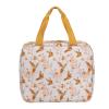 Portable Square Cross Stitch Starter Kits Bag Embroidery Project Bag Embroidery Tool Storage Tote Bag with Multifunctional Pockets, Bag Only (Bird Pattern) view 4