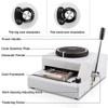 CYMYYDS Manual Card Embossing Machine, Credit Card Embosser Stamper, 72 Character Card Embosser for PVC Card Credit ID VIP, Two Kinds of Spacing Can Be Adjusted view 2