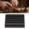 Edge Skiving Grinding Tool, Leather Beveler Sharpen, Professional Leather Beveler Sharpen, Steel Leather Edge Bevelers Grinding for DIY Leathercraft (Black Quadrate Slot) view 2