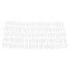 100PCS High Temperature Nichrome Wire Jump Rings,U Hanger Hooks for Pendant, High Temperature Nichrome Jump Ring Mini U Hanger Hooks for Ceramic Ornament Jewelry Necklace Making view 1