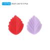 PATIKIL Knitting Needle Point Protectors, 10 Pack Needle Tip Stoppers Leaves Covers Caps Stitch Stopper for Crochet Quilting Sewing DIY Crafts, White Black view 3