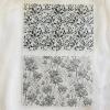 Stamps for Crafting,Card Making Supplies,14.5x21cm Flower Leaves Background Clear Stamp Transparent Silicone Stamp Seal Sheet for Scrapbooking Photo Album Decoration view 2
