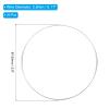 PATIKIL 5.9 Inch Dream Catcher Rings, 20 Pcs Metal Macrame Wreath Floral Round Ring Hoop for Christmas Decor Home Car DIY Craft Wedding Wall Hanging Decorations, Silver view 2