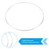 PATIKIL 5.9 Inch Dream Catcher Rings, 20 Pcs Metal Macrame Wreath Floral Round Ring Hoop for Christmas Decor Home Car DIY Craft Wedding Wall Hanging Decorations, Silver view 3