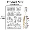 CRASPIRE Chickens Clear Stamps Hens Cartoon Animal Reusable Postmark Transparent Silicone Stamp Seals for Journaling Card Making Decor DIY Scrapbooking Photo Album Decorative view 2