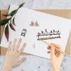CRASPIRE Chickens Clear Stamps Hens Cartoon Animal Reusable Postmark Transparent Silicone Stamp Seals for Journaling Card Making Decor DIY Scrapbooking Photo Album Decorative view 4