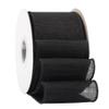 Ribbonitlux Black Burlap Wired Ribbon, 3 inch x 20 Yards, Wired Edge Burlap Ribbon for Gift Wrapping, Big Bow, Wreath, and Christmas Tree Decoration view 1