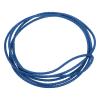uxcell Leather Cord, 2.2 Yards 5mm Dia Braided String Strip for Purse Handbag Shoelace DIY Crafts Bracelet Making, Navy Blue view 1
