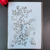 MANGOUSONG Stencil for Painting,A4 29x21cm Tree Leaves Reusable Art Craft Stencils for Wood,Wall,Fabric,Rock,Chalkboard,Signage,Art Projects for Card Making view 1