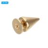PATIKIL 10mm Studs for Clothing, 20 Sets Studs and Spikes Leather Rivets Cone Spikes Metal Screw Studs for Clothing Leather Crafts Fabric Shoes Punk Bag Leathercraft, 7x10mm, Gold Tone view 3