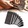 Chazcool Leather Cutting Dies, 8Pcs Leather Die, Leather Die Cutter Leather Die Cut Shapes Teardrop Alloy Steel One Hole Hollow Cutter Punch Tool view 4