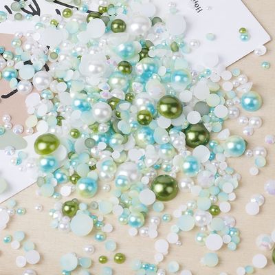 GIOTEL Half Round Flatback Beads Rhinestones for Crafts Art DIY Decoration (Color : C20, Size : 50g(Mix Size))