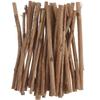 100pcs Natural Wooden Stick Long Wood Log Sticks for DIY Crafts Branch Tree Bark Discs Stick DIY Craft Woodworking Tool view 1