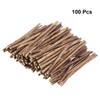 100pcs Natural Wooden Stick Long Wood Log Sticks for DIY Crafts Branch Tree Bark Discs Stick DIY Craft Woodworking Tool view 2