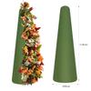 CCINEE Floral Foam Cone, 2 Packs 11.83.93 inch Wet Green Florist Floral Block Flowers Arrangement Supplies for Craft Project and Christmas Party Decoration view 2