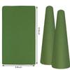 CCINEE Floral Foam Cone, 2 Packs 11.83.93 inch Wet Green Florist Floral Block Flowers Arrangement Supplies for Craft Project and Christmas Party Decoration view 3
