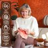 Wooden Crochet Yarn Holder, Horizontal Wood Yarn Ball Holder, Revolving Yarn Spinner, Stable Yarn Ball Dispenser for Knitting, Yarn Organizer Rack for Knitting Lovers Gift, Knitting & Crochet Supplies view 2