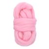 uxcell Needle Felting Wool, 1.76oz Natural Fibre Wool Roving Yarn Felting Supplies for Needle Felting DIY Handcrafts, Light Pink view 1