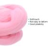 uxcell Needle Felting Wool, 1.76oz Natural Fibre Wool Roving Yarn Felting Supplies for Needle Felting DIY Handcrafts, Light Pink view 3