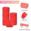 uxcell Crepe Paper Streamers 6 Rolls 196.8Ft Crepe Paper Red Streamers Party Decorations for Birthday Party Wedding Ceremony Graduation Decoration (1.4 in x 32.8 Ft/Roll) view 3