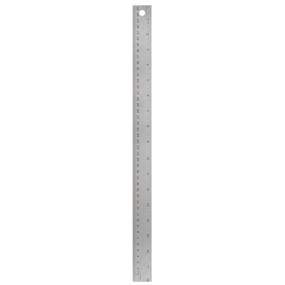 PACKOVE Stainless Steel Cork Backed Ruler Scales for Accurate Measuring Ruler for Students Office Use and Woodworking Projects