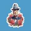 Winston Churchill Sticker, 12" view 1