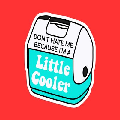 Little Cooler Sticker, 2"
