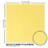 Banana Pudding12x12 Textured Cardstock | 80lb Yellow Textured Scrapbook Paper | Premium Cardstock for Cricut Cutting | 25 Sheets view 4