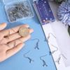 SUNNYCLUE 1 Box 50Pcs Earring Hooks with Pinch Bails Stainless Steel Earring Hooks Bulk French Wire Fish Earwires Findings for Jewelry Making Supplies DIY Crafts view 3