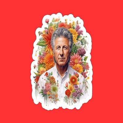 Dustin Hoffman Sticker, 12"