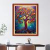 Foxdiviy Cross Stitch Kits - Colorful Tree 16x20 inch - 11CT Embroidery Patterns - Art Crafts DIY Needlework Starter Kits for Beginners Adults view 2
