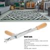 XHTLLO Manual Rug Tufting Gun with Beech Wood Handle, DIY Rustproof Carpet Tufting Machine for Beginners, Fast and Simple Operation for Creative Carpets view 4